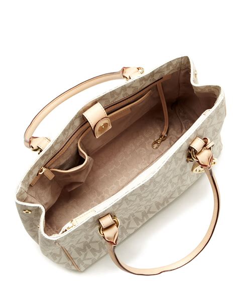 michael kors medium jet set tote white|Michael Kors designer tote jetset.